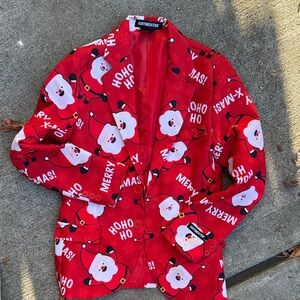 Suitsmeister Red Santa Blazer for kids 10-12